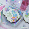 Flowers and Message: Cookies and Photo by Julia M Usher; Stencils Designed by Julia M Usher with Confection Couture Stencils