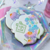 Closer View!: Cookies and Photo by Julia M Usher; Stencils Designed by Julia M Usher with Confection Couture Stencils
