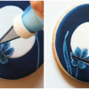 Step 5a - Add Brush Embroidery Highlight to Petal: Cookie and Photos by Aproned Artist