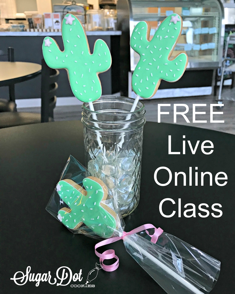 FREE Live Online Class With Dotty from Sugar Dot Cookies