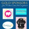 Gold Sponsor Banner with Logos: Logos Courtesy of Our Sponsors; Graphics Courtesy of That Takes the Cake Show