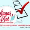Sugar Dot Surveys Icing Brand Loyalty Banner: Logo Courtesy of Sugar Dot Surveys; Graphic Design by Julia M Usher