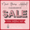 Clearance Stencil Sale Banner: Graphic Courtesy of Confection Couture Stencils