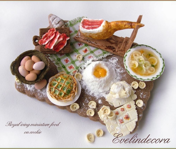 Miniature Italian Food - Evelindecora
