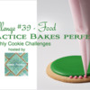 Practice Bakes Perfect Challenge #39 Banner: Photo by Steve Adams; Logo Courtesy of Sweet Prodigy; Cookie and Graphic Design by Julia M Usher