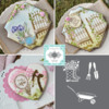 Julia's March Stencil Release, In a Nutshell!: Cookies and Photos by Julia M Usher; Stencils by Julia with Confection Couture Stencils