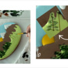 Steps 3a and 3b - Paint Trees: Design, Cookie, and Photos by Manu