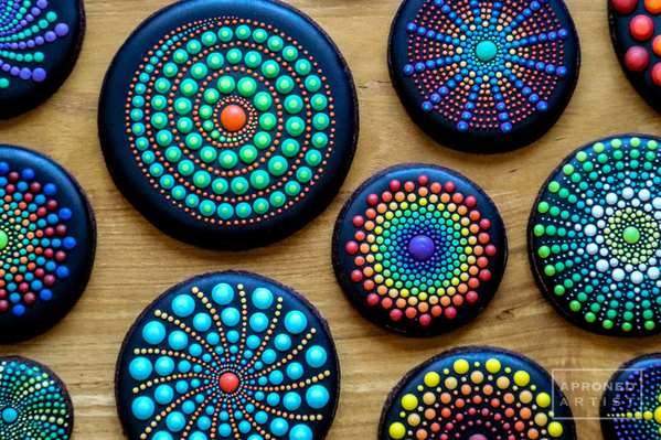#2 - Every Little Detail with Aproned Artist - Dot Mandala by Aproned Artist 