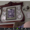 Zoom Screen, Julia's Video Cam Now On and Transmitting: Screenshot of Zoom on Julia's Laptop