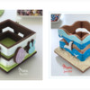 3-D Easter and Summer Cookie Boxes: Design, 3-D Cookies, and Photos by Manu