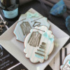 An Elevated Fondant Appliqué: Cookies and Photo by Julia M Usher; Stencils Designed by Julia M Usher with Confection Couture Stencils