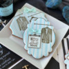 Both Sets in Use!: Cookies and Photo by Julia M Usher; Stencils Designed by Julia M Usher with Confection Couture Stencils