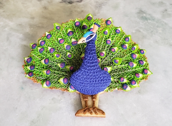 3-D Peacock
