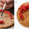 Steps 5e and 5f - Paint Treasure (aka Sanding Sugars): Cookie and Photos by Aproned Artist