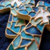 Stained Glass Crosses: Cookies and Photo by Sandra Garvey