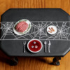 Dracula's Dinner Cookie - Where We're Headed!: 3-D Cookie and Photo by Aproned Artist