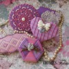 Pink and Lilac Set: Cookies and Photo by Cookies Fantastique