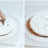 Step 5c - Make Snow Angel Wing Indentations: Cookie and Photos by Aproned Artist