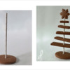 Steps 2c and 2d - Paper Straw in Base; Bare 3-D Driftwood Tree: Design, Cookies, and Photos by Manu