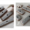 Steps 3c and 3d - Pipe Dots of Different Sizes; Pipe Trailing Beaded Borders: Design, Cookies, and Photos by Manu