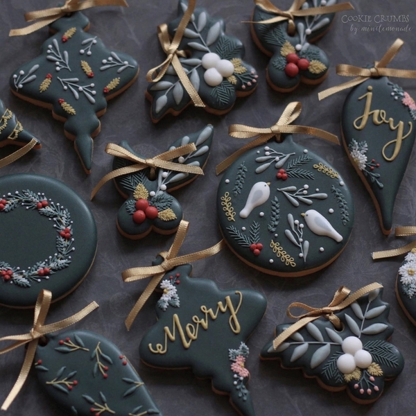 #3 - Christmas Ornaments by mintlemonade (cookie crumbs)