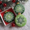 #2 - Green Christmas Ornaments: By Bożena Aleksandrow