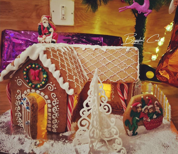 #5 - Moroccan-Style Gingerbread House - View #1 by Blyssful Cookies