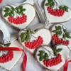 Hearts with Rowanberries: Cookies and Photo by Ewa Kiszowara