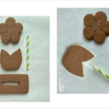 Steps 1a and 1b - Cut and Bake Cookies: Design, Cookies, and Photos by Manu