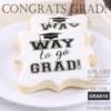 Graduation Stencil Sale Banner: Cookies, Photo, and Graphic Design by Confection Couture Stencils