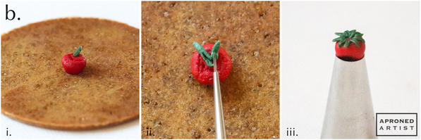 Step 1b - Pipe Strawberry Calyx