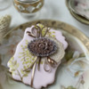 Another Cookie Using Embossed Royal Icing: Cookie and Photo by Julia M Usher