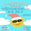 Christmas in July Stencil Sale Banner: Graphic Design by Confection Couture Stencils
