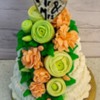 Stacked Wedding Cake Cookie: 3-D Cookie and Photo by Zeena