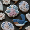 #1 - Birds and Flowers: By mintlemonade (cookie crumbs)