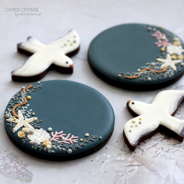 #2 - Summer Embroidery Cookies by mintlemonade (cookie crumbs)