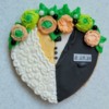 #3 - Heart Wedding Cookie: By Zeena