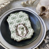 A Closer View!: Cookie and Photo by Julia M Usher; Stencils Designed by Julia M Usher with Confection Couture Stencils