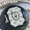 A Second Skull Style!: Cookie and Photo by Julia M Usher; Stencils Designed by Julia M Usher with Confection Couture Stencils
