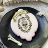 Take a Closer Look!: Cookie and Photo by Julia M Usher; Stencils Designed by Julia M Usher with Confection Couture Stencils