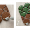 Steps 2c and 2d - Flood Pots and Plants on Scales and Half-Scales: Design, Cookies, and Photos by Manu