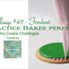 Practice Bakes Perfect Challenge #49 Banner: Logo Courtesy of Sweet Prodigy; Photo by Steve Adams; Cookie and Graphic Design by Julia M. Usher