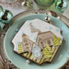 Closer Still!: Cookie and Photo by Julia M Usher; Stencils Designed by Julia M Usher with Confection Couture Stencils