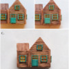 Steps 5a, 5b, and 5c - Paint Cabin: 3-D Cookie and Photos by Aproned Artist