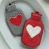 Duo of Valentine Hand Warmer Cookies: Design, Cookies, and Photo by Manu