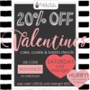 Valentine's Day Flash Sale Banner: Graphic Design by Confection Couture Stencils