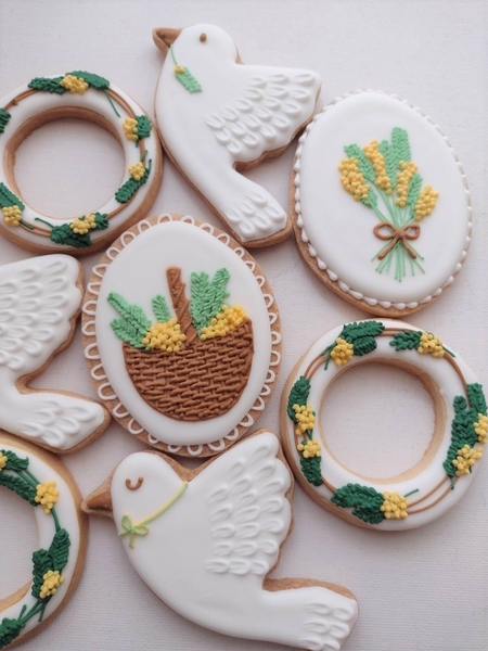 #4 - Spring Cookies with Mimosa by KUMIKO KISHI