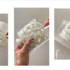 Steps 3d to 3f - Remove Transfer from Parchment Paper: Design and Photos by Manu