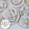 Wedding Stencil Sale Banner: Cookies and Photo by Julia M Usher; Graphic Design by Confection Couture Stencils