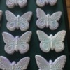 #1 - Butterflies . . . New Royal Icing Recipe: By Wendy Cubic